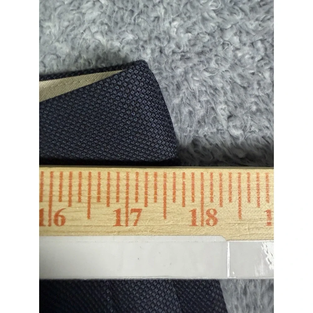 Banana Republic Mens Preppy Tailored Fit Blue Geometric Dress Pants Size 34x32